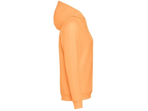 Sudadera unisex con capucha phoenix en algodón y poliéster Naranja coral detalle 13