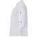 Chaqueta de cocina Agni unisex tejido COOLMAX transpirable Blanco detalle 10