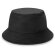 Sombrero panamá Mason en poliéster reciclado rPET, ligero Negro detalle 7
