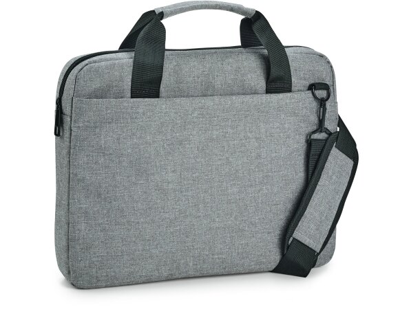 Maletín para ordenador de 14" personalizado gris claro