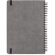Agenda simmel b5 con anillas de cuero reciclado y elástico Negro detalle 7
