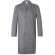 Blusa de sarga Danu unisex con cinturón y bolsillos Gris