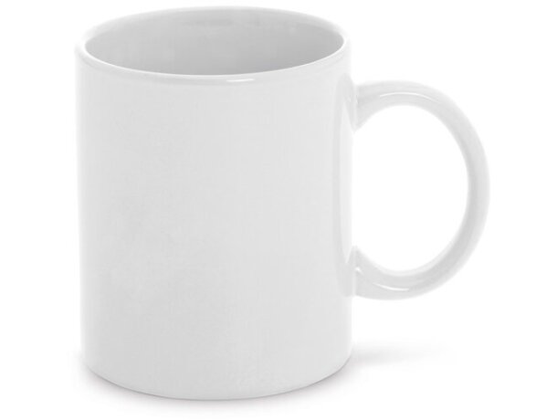 Taza Curcum cerámica blanca 350ml apta microondas bebidas calientes detalle 1