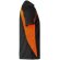 Camiseta técnica ojo de pájaro bicolor VL Slayer Negro/Naranja detalle 22