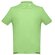 Polo Adam de algodón piqué cardado con cuello canalé Verde claro detalle 41
