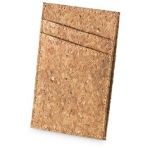 Tarjetero personalizada en corcho natural Daniel