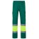 Pantalón multibolsillos bicolor poseidon con reflectantes Verde/Amarillo