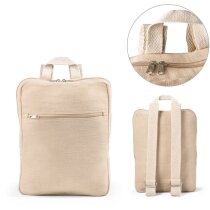 Mochila Marbella juco natural correas algodón