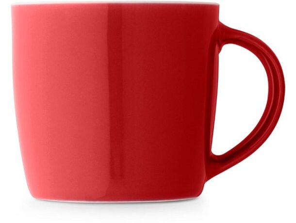 Taza Comander de ceramica para café de 370 ml Rojo detalle 22