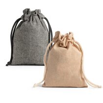 Bolsas reciclables promocionales Gibraltar algodón reciclado 140g reutilizable