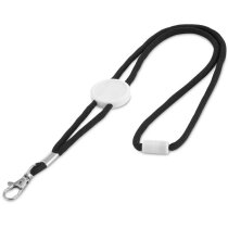 Lanyard barato ajustable con enganche azul