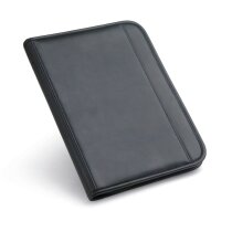 Portafolios A4 de polpiel con calculadora azul