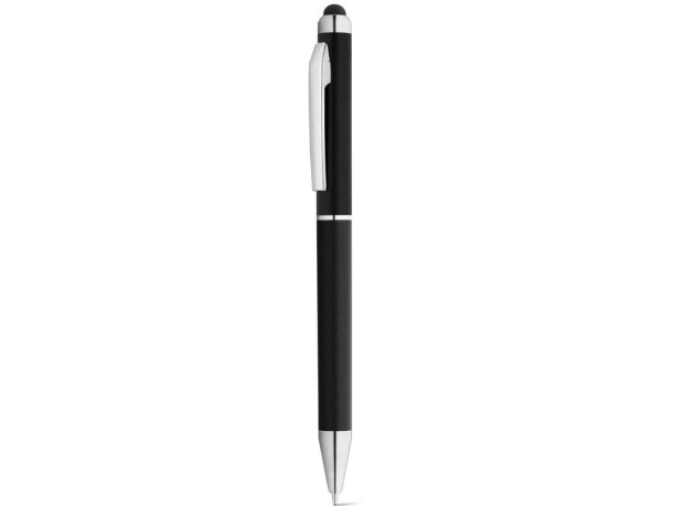 Bolígrafo Esla tinta negra con puntero en goma Negro detalle 4