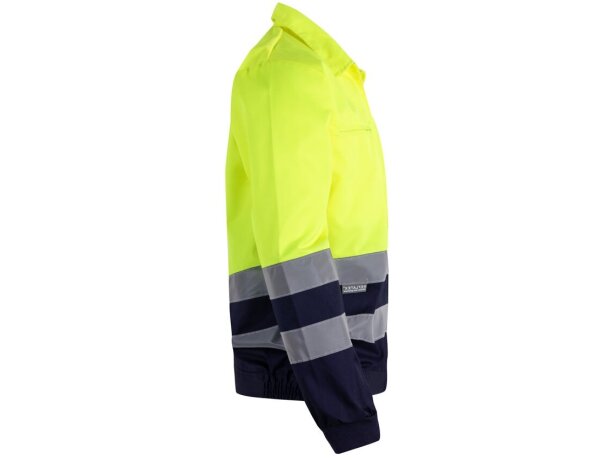 Chaqueta de sarga bicolor Neptune Large con alta visibilidad Azul marino/Amarillo detalle 19