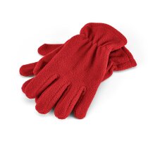 Guantes polares de invierno negro grabado