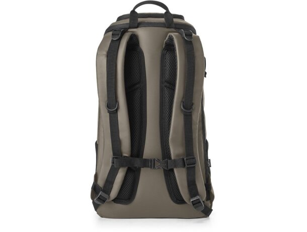 Mochila de senderismo Alasca con revestimiento impermeable Verde oscuro detalle 5