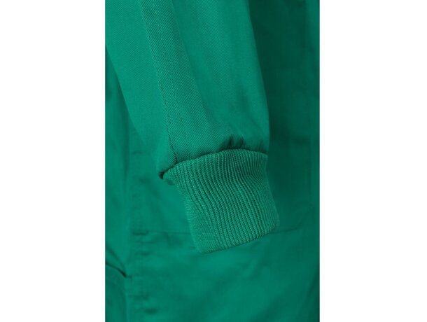Mono de sarga yama con cremallera doble cursor y bolsillos Verde detalle 29