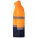Parka bicolor themis large alta visibilidad reflectante Azul marino/Naranja detalle 3