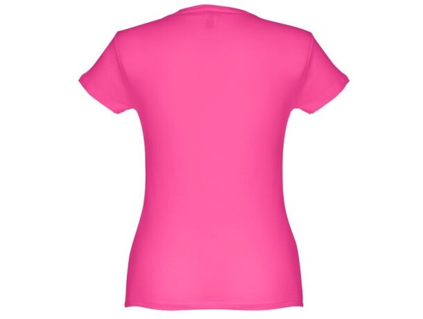 Camisetas manga corta corte entallado de algodón 150 g/m2 Thc Sofia Rosa detalle 84