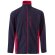 Chaqueta polar bicolor Geras con cinco bolsillos y cremallera Azul marino/Rojo