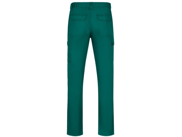 Pantalón de sarga multibolsillos Hermes con cintura elástica Verde detalle 47