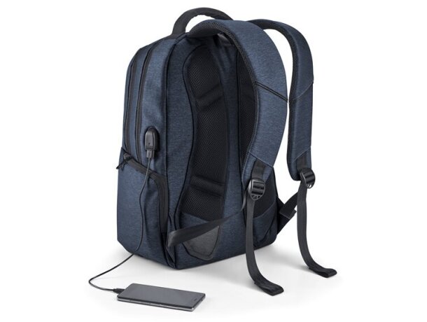 Mochila para ordenador. azul