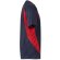 Camiseta técnica ojo de pájaro bicolor VL Slayer Azul marino/Rojo detalle 16