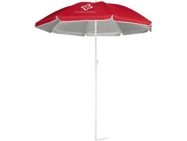 Sombrillas reclinable de poliéster 140 &#xD8; Hi!dea Parana Rojo detalle 3