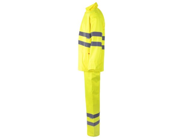 Traje de lluvia Venus alta visibilidad EN20471 clase 3 Amarillo hexachrome detalle 12
