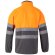 Chaqueta polar bicolor Eros con bandas reflectantes EN20471 Gris/Naranja detalle 17