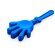 Aplaudidores Clappy con forma de mano Azul