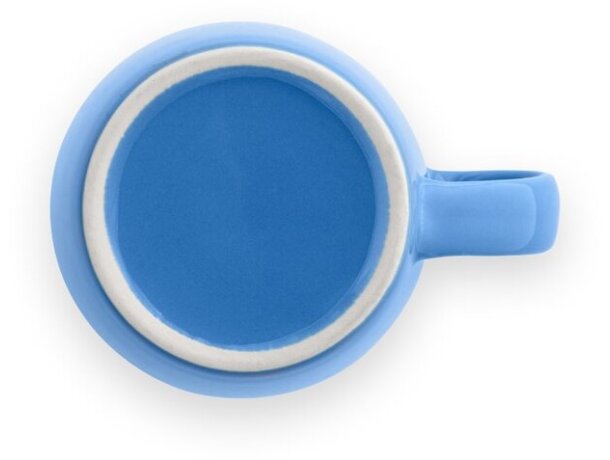 Taza Comander de ceramica para café de 370 ml Azul claro detalle 12