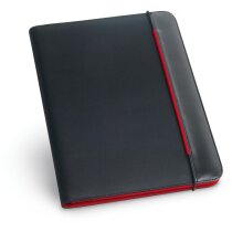 Portafolios A4 con banda de colores personalizado rojo Portafolios A4 con banda de colores personalizado rojo