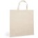 Bolsa de algodón con asas de 30 cm natural claro