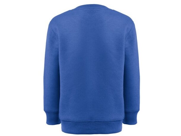 Sudadera niño Delta Kids algodón reciclado 300 g/m² Azul royal detalle 11