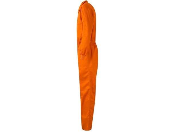 Mono de sarga yama con cremallera doble cursor y bolsillos Naranja detalle 13