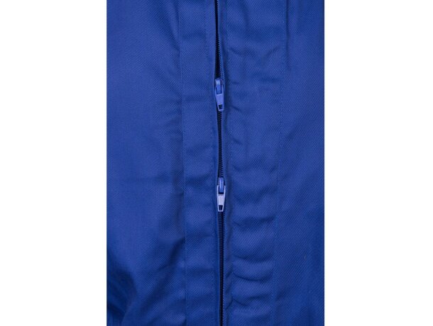 Mono de sarga yama con cremallera doble cursor y bolsillos Azul royal detalle 19