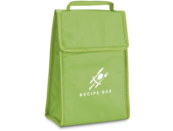 Bolsa Osaka térmica plegable con cierre de velcro Verde claro detalle 3