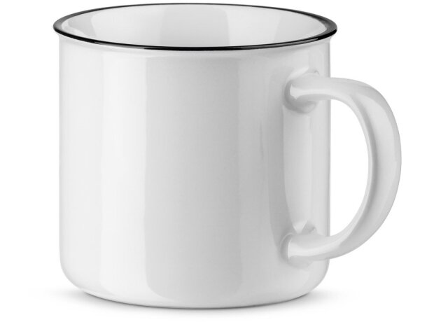 Taza Vernon White de cerámica de 360 ??ml detalle 1