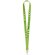 Lanyard con logo con mosquetón para personalizar verde claro