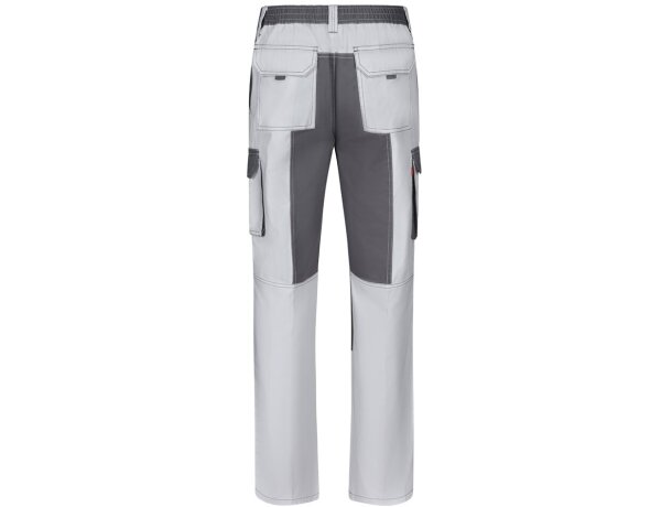 Pantalón sarga multibolsillos bicolor njord slim fit Blanco detalle 11