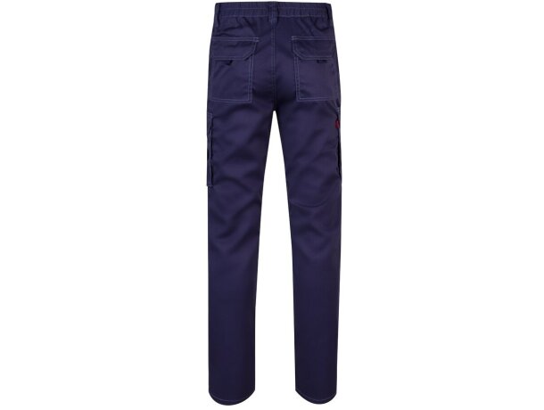 Pantalón lugh multibolsillos elástico con bolsillos de fuelle Azul detalle 43