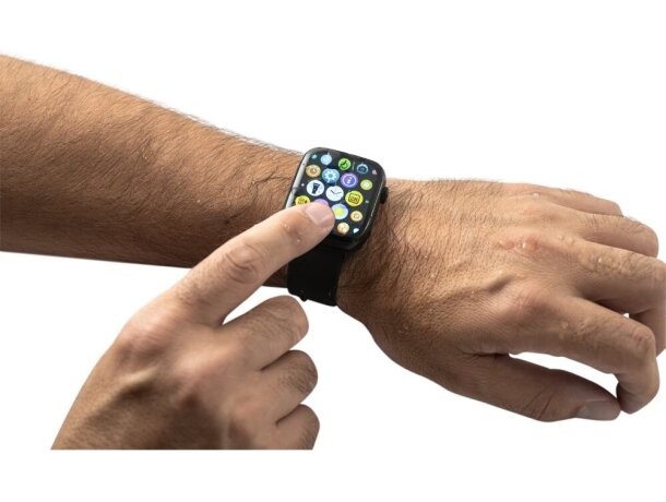 Smartwatch wiles pantalla ips 1.85 pulgadas y resistencia ipx4 Negro detalle 9