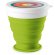 Vaso de plástico con tapa de pp silicona 250ml Hi!dea Astrada Verde claro detalle 2