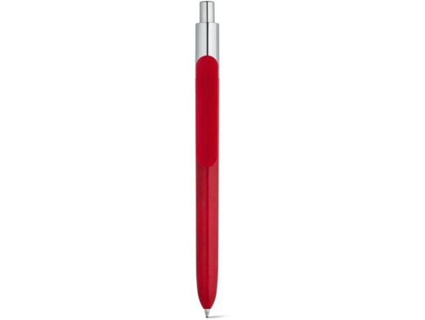 Bolígrafo Kiwu Chrome a color con acabado brillante rojo