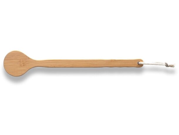 Cepillo exfoliante Arkin bambú natural cerdas jabalí asa colgar Natural detalle 6