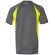 Camiseta técnica ojo de pájaro bicolor VL Slayer Gris/Amarillo detalle 23