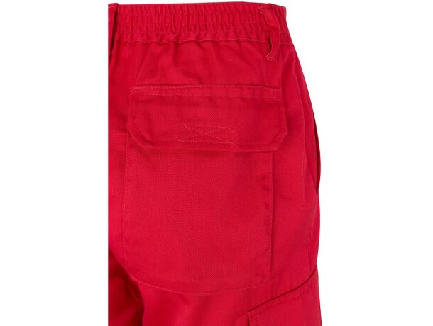 Pantalón multibolsillos bicolor poseidon con reflectantes Rojo/Amarillo detalle 39