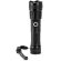 Linterna recargable Yvian en aluminio reciclado 100% Negro detalle 2
