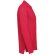 Polo Bern de manga larga en algodón 210 g/m² para hombre Rojo detalle 27